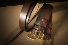 Handstitched belts