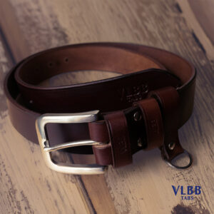 VLBB Tabs 5 Single-layer leather belt with hand-set rivets