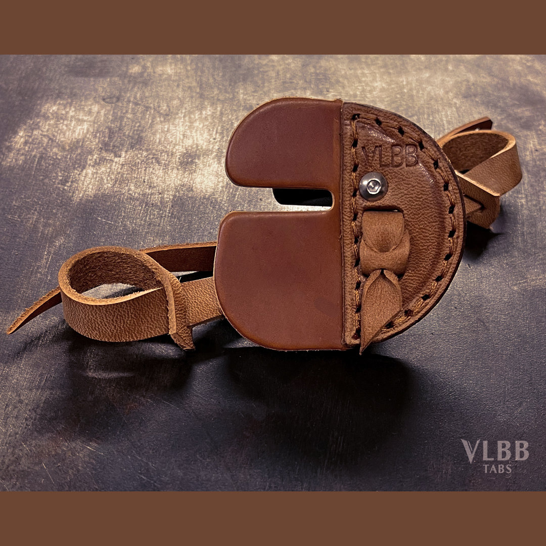 Split-finger Tab Tuscany Cordovan - M size